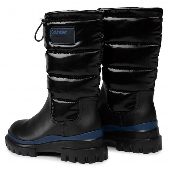 Calvin Klein Women's Laeton Boots - Black/Blue 5M - Picture 4 of 10
